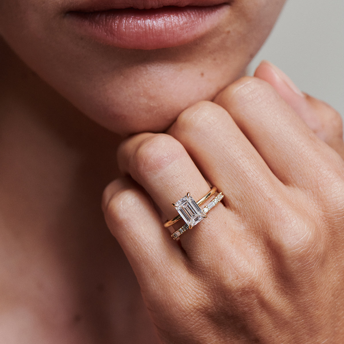 [text overlay: 2ct Diamond and Fine Elodie] 