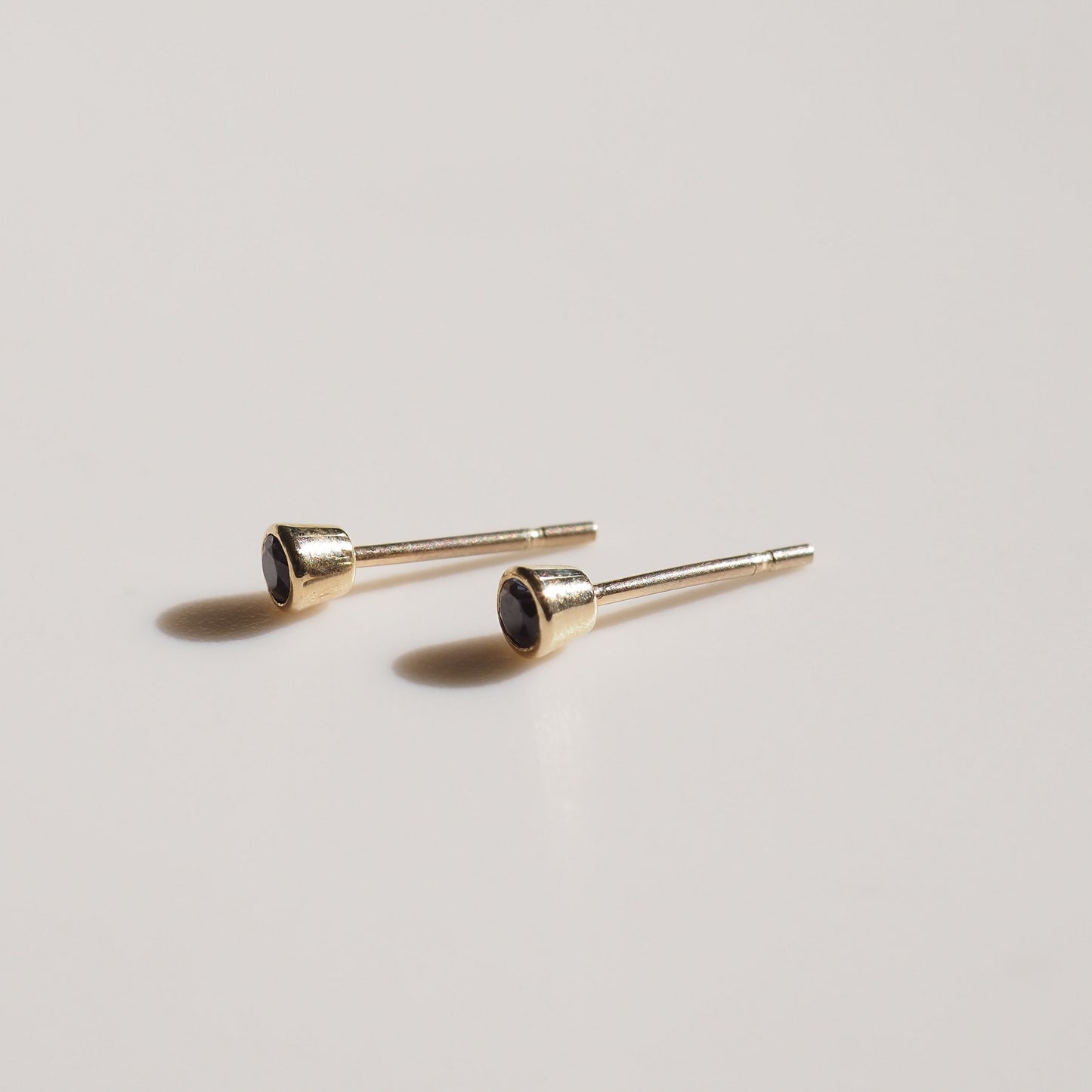 Alexandrite Studs Archive Bezel Set Studs