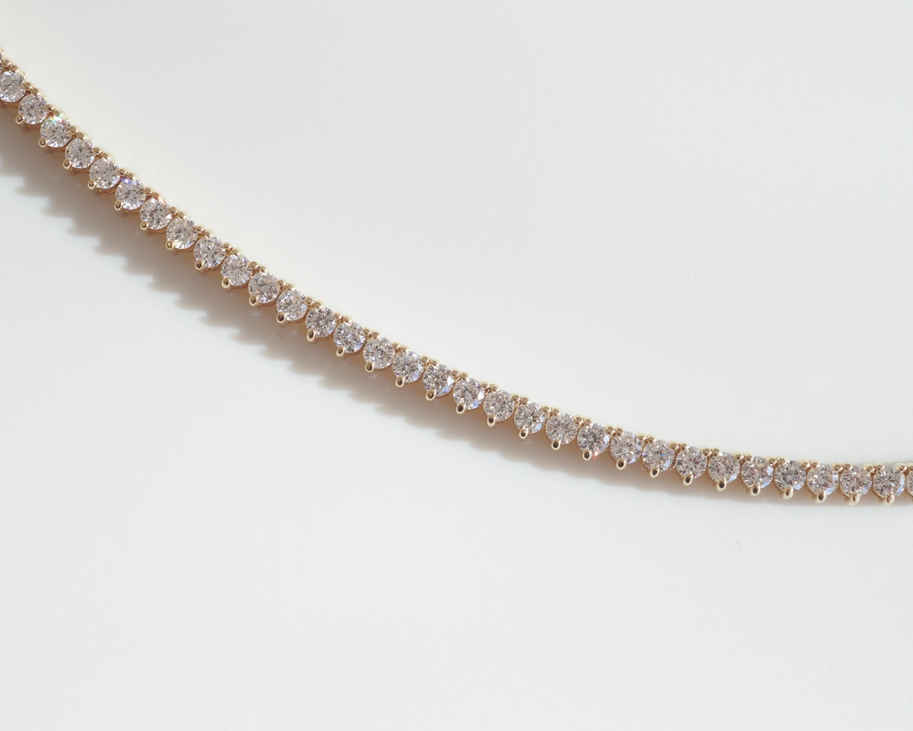 Tennis Necklace | 8.87ct Round Lab-Grown Diamond Necklace