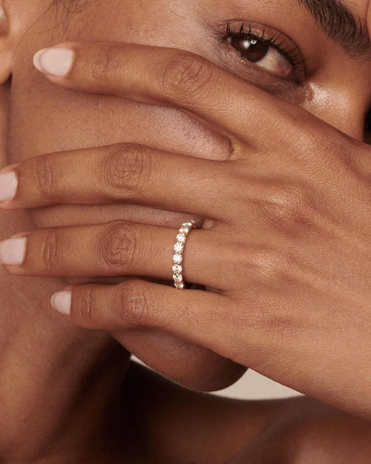 Arraya Ring | Round Diamond Infinity Ring