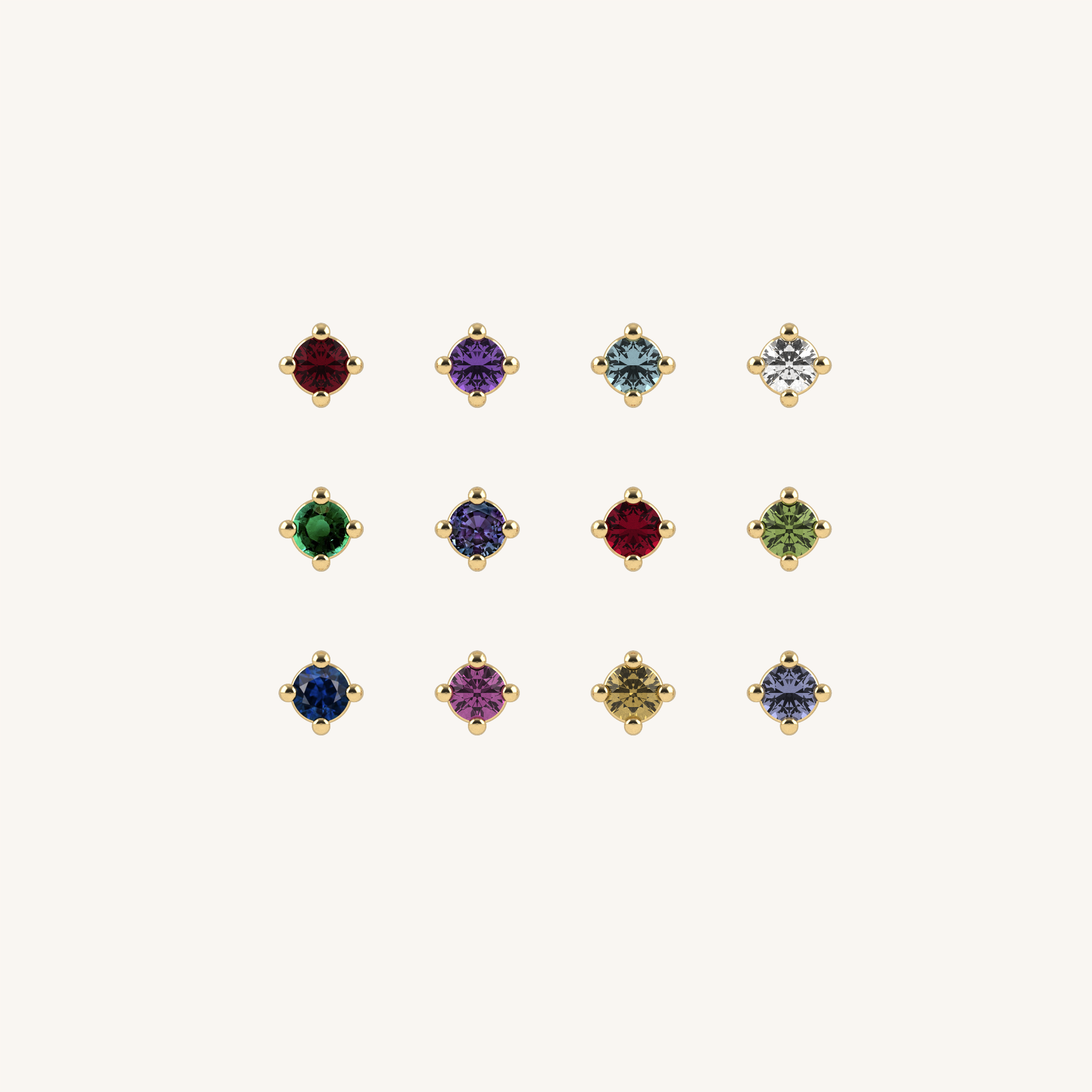 [text overlay: Our Birthstone Suite in order of month] [text colour: #000000]