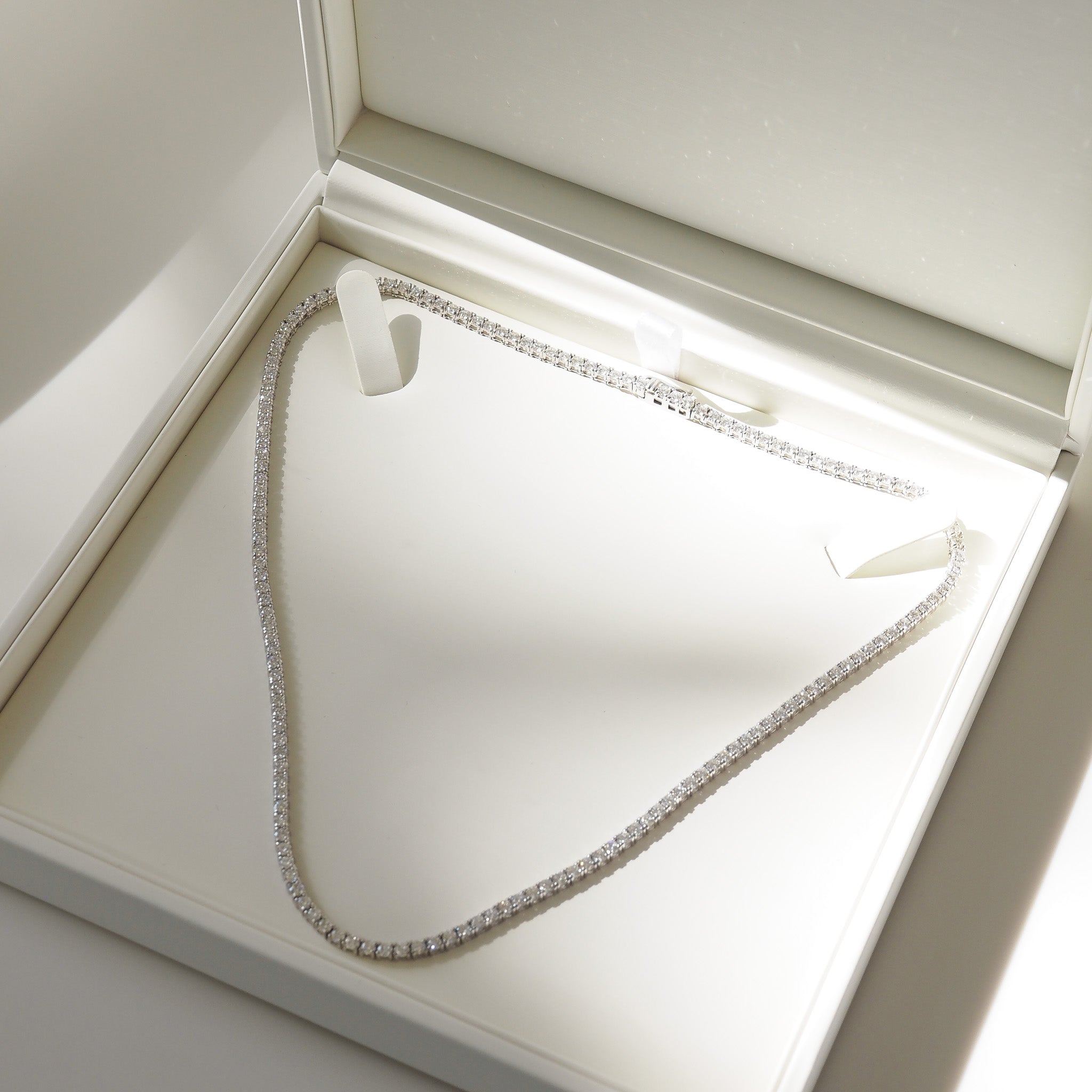 Tennis Necklace | 6.7ct Round Lab-Grown Diamond Necklace