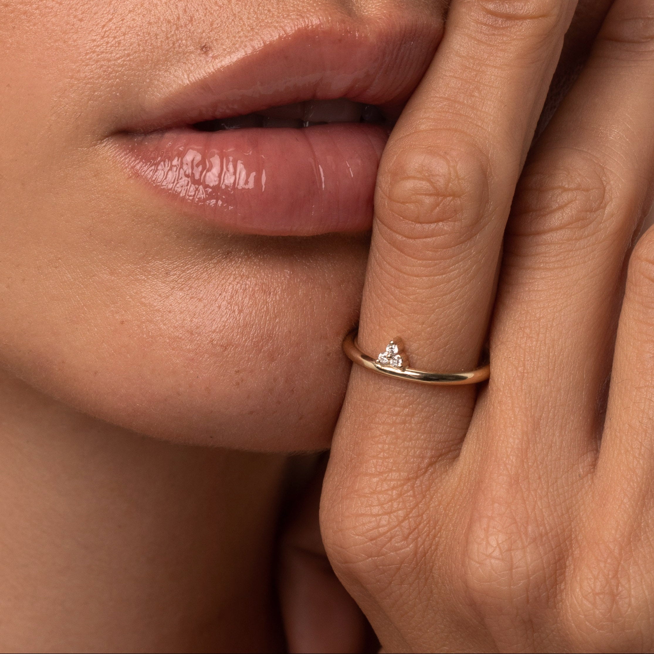 Therefore Ring | Three-Stone Diamond Ring