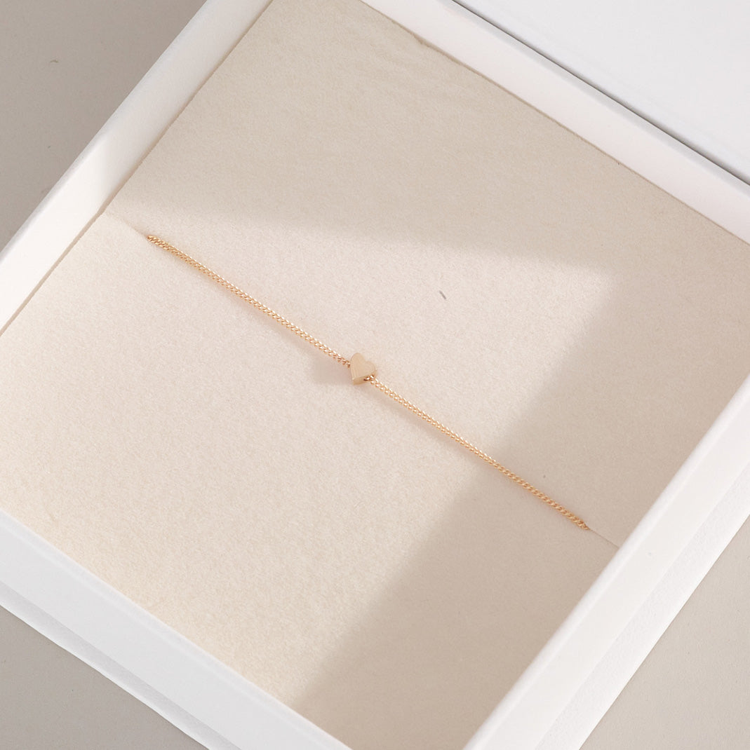 Tiny Heart Necklace | With Optional Engraving