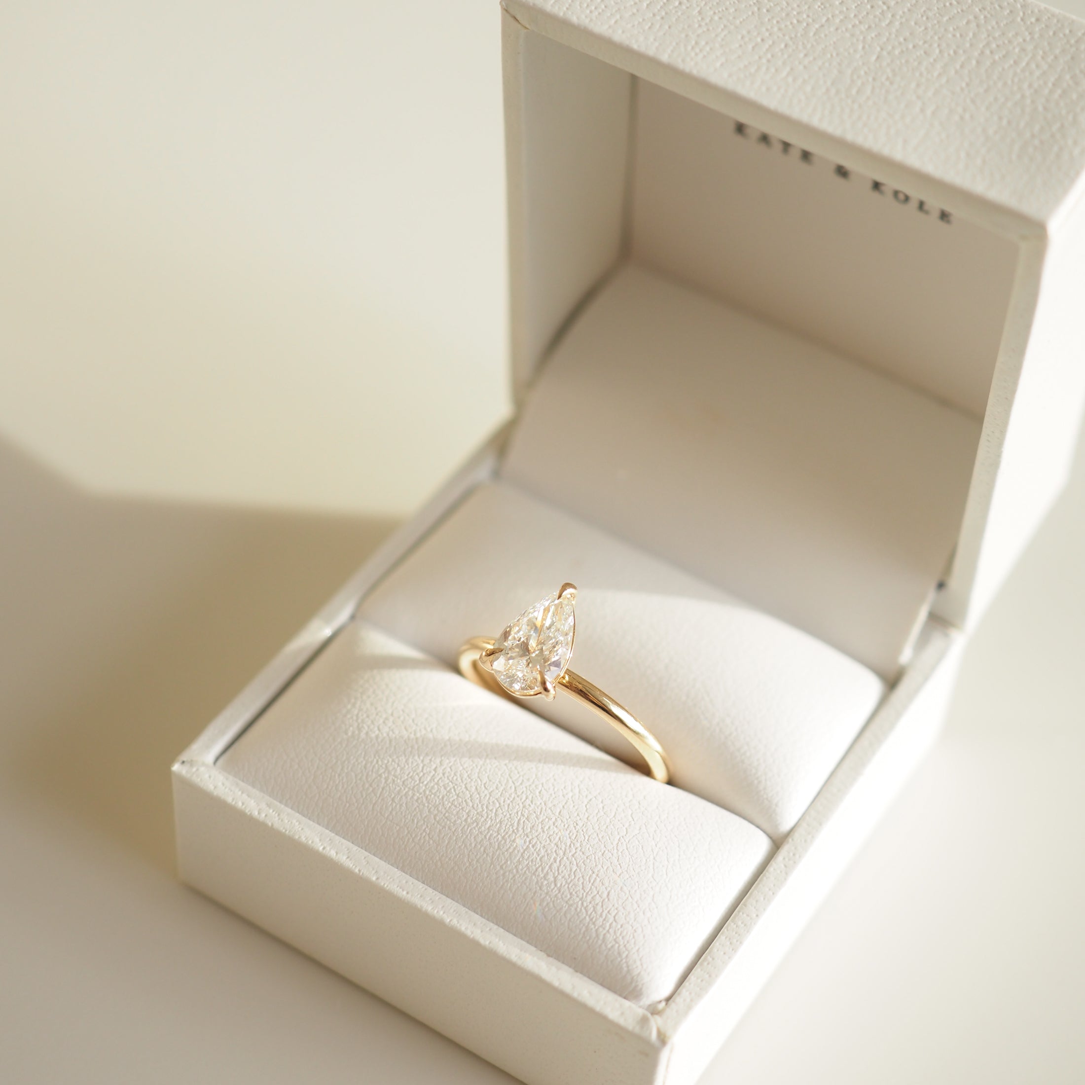 Lyla | 1ct Pear Solitaire Lab-Grown Diamond Engagement Ring