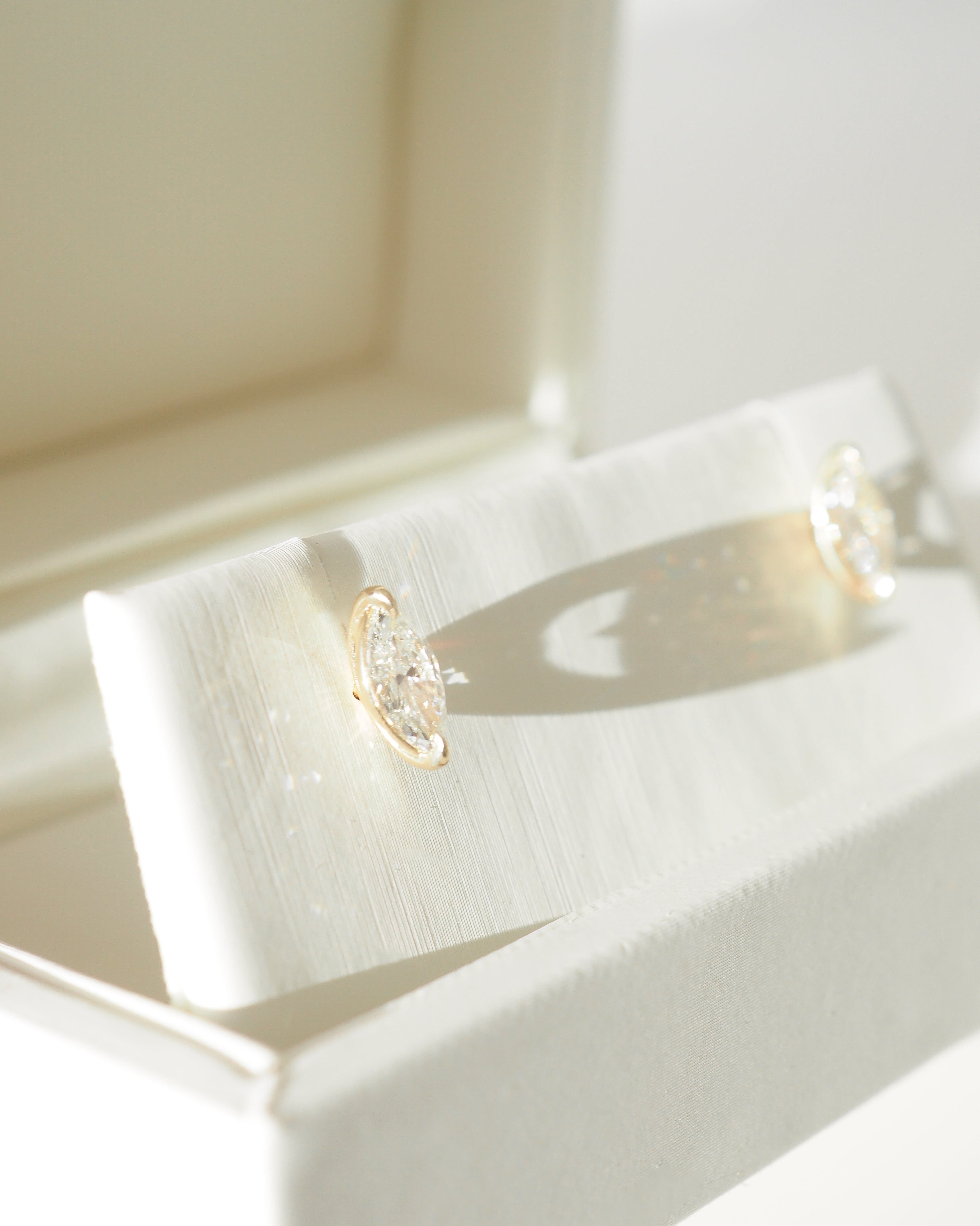 Marquise Studs |  Archive 0.86ct Marquise Diamond Earrings
