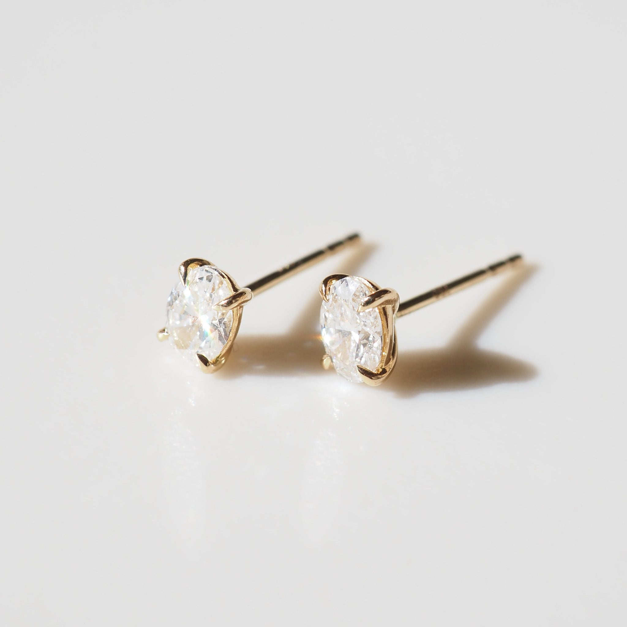 Clara Studs | 1.06ct Round Lab-Grown Diamond Earrings
