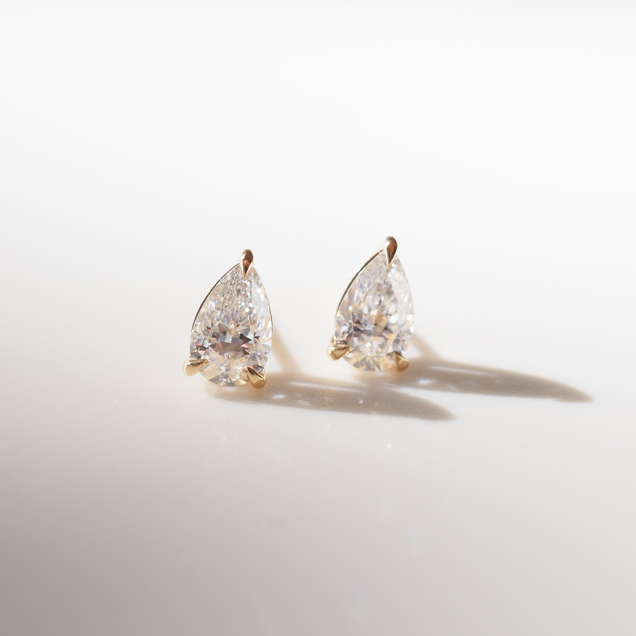 Lyla Studs | 1.5ct Pear Lab-Grown Diamond Earrings