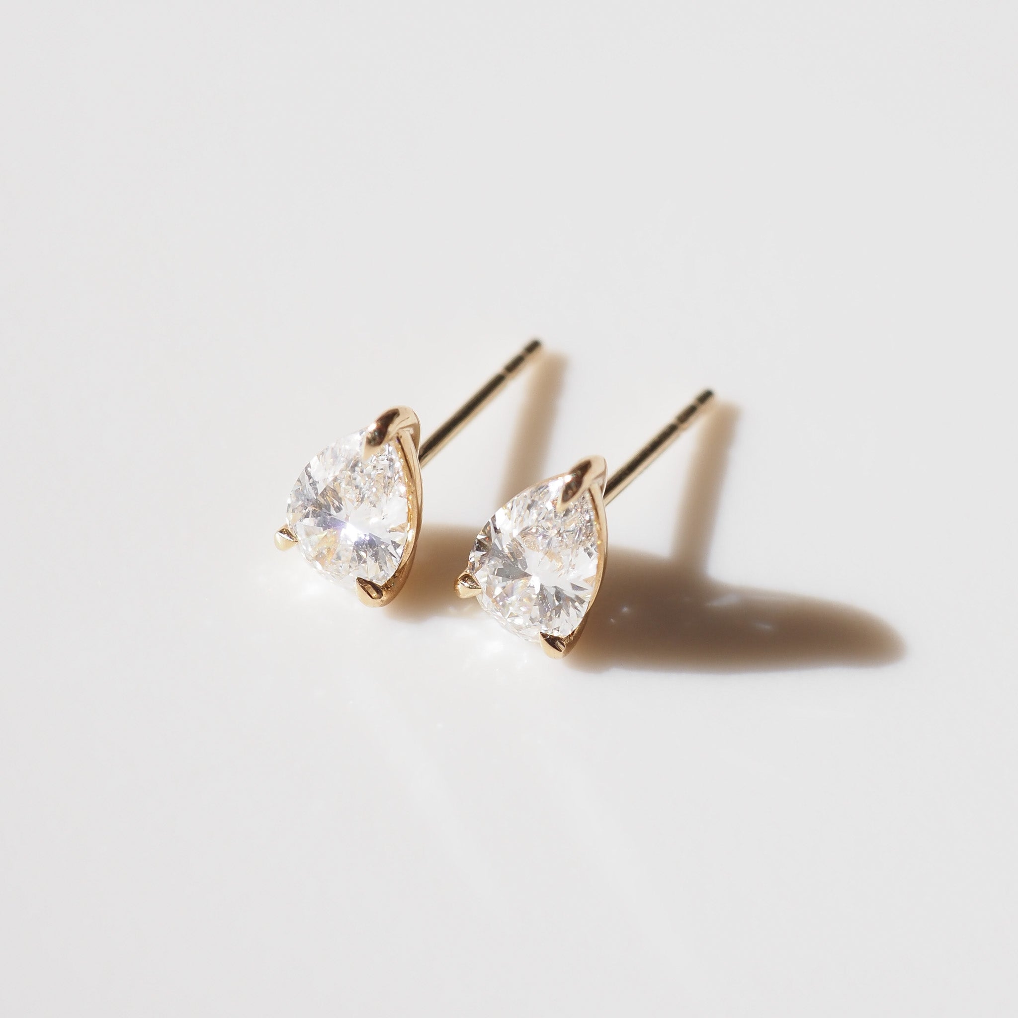 Lyla Studs | 1.04ct Pear Lab-Grown Diamond Earrings