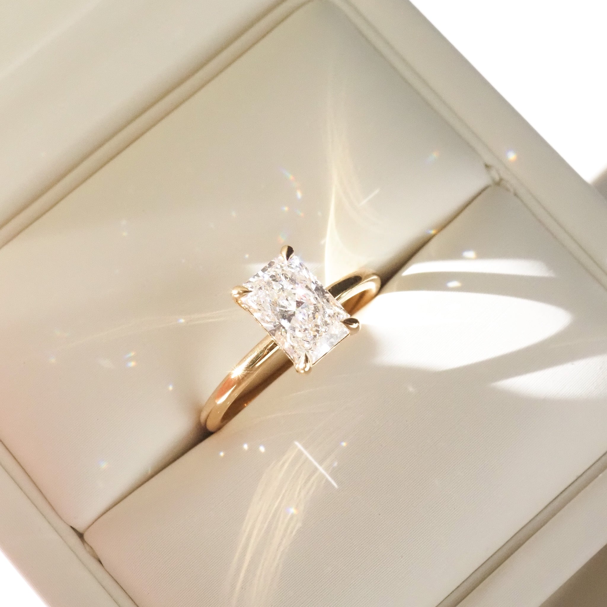 Rhea | 1.5ct Radiant Lab-Grown Diamond Ring