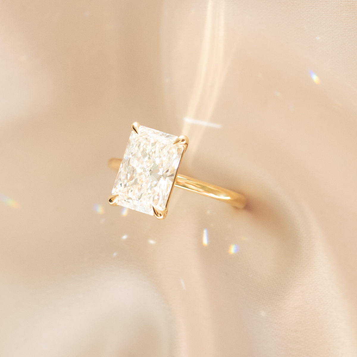 Rhea | 3ct Radiant Lab-Grown Diamond Ring