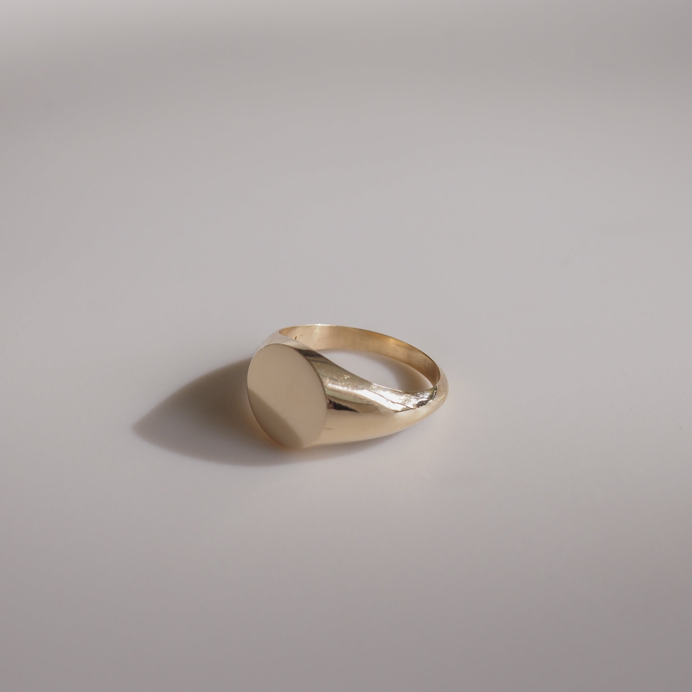 Men's Round Signet Ring | Archive Solid Signet Ring