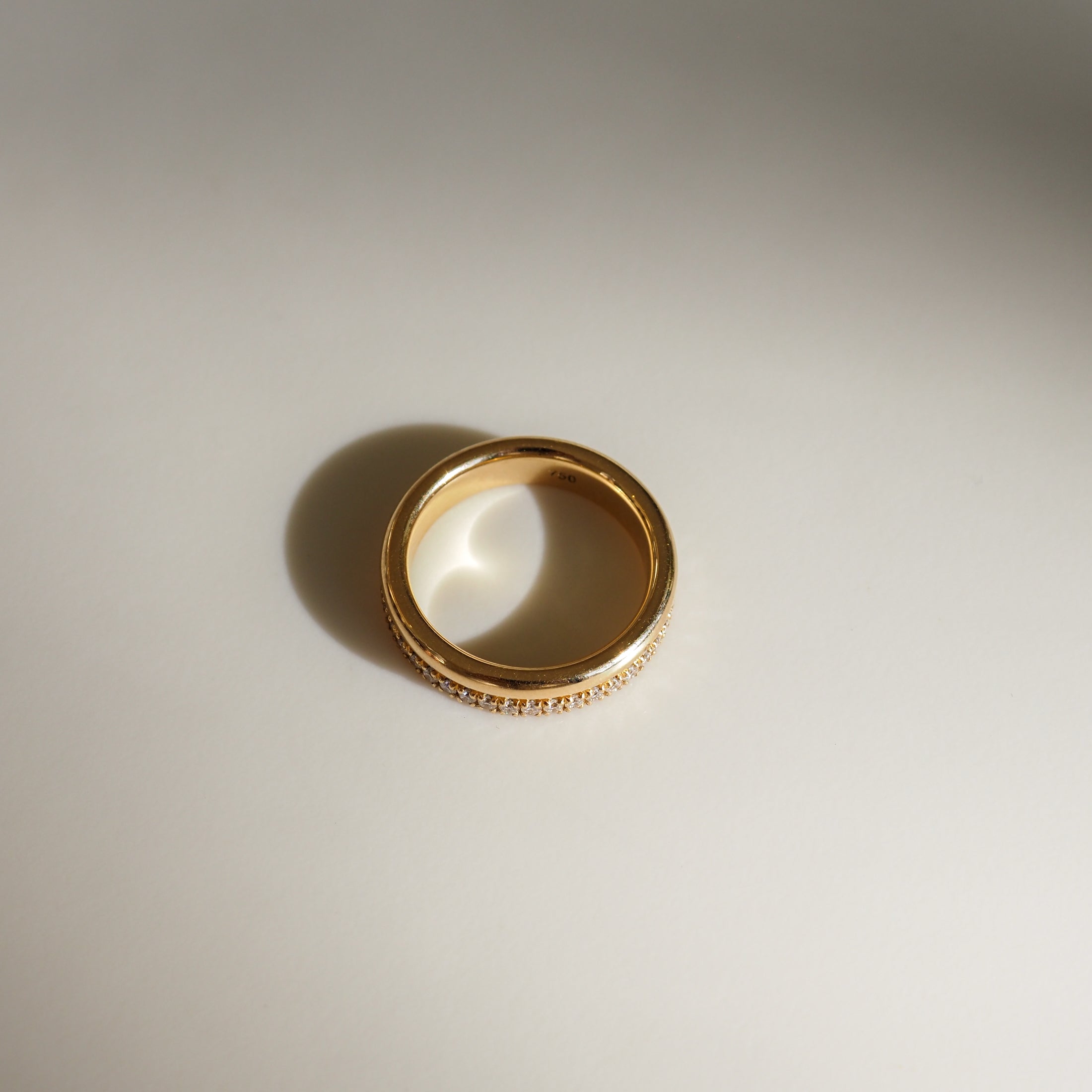 Double Stacked Ring | Archive Pavé Lab-Grown Diamond Ring