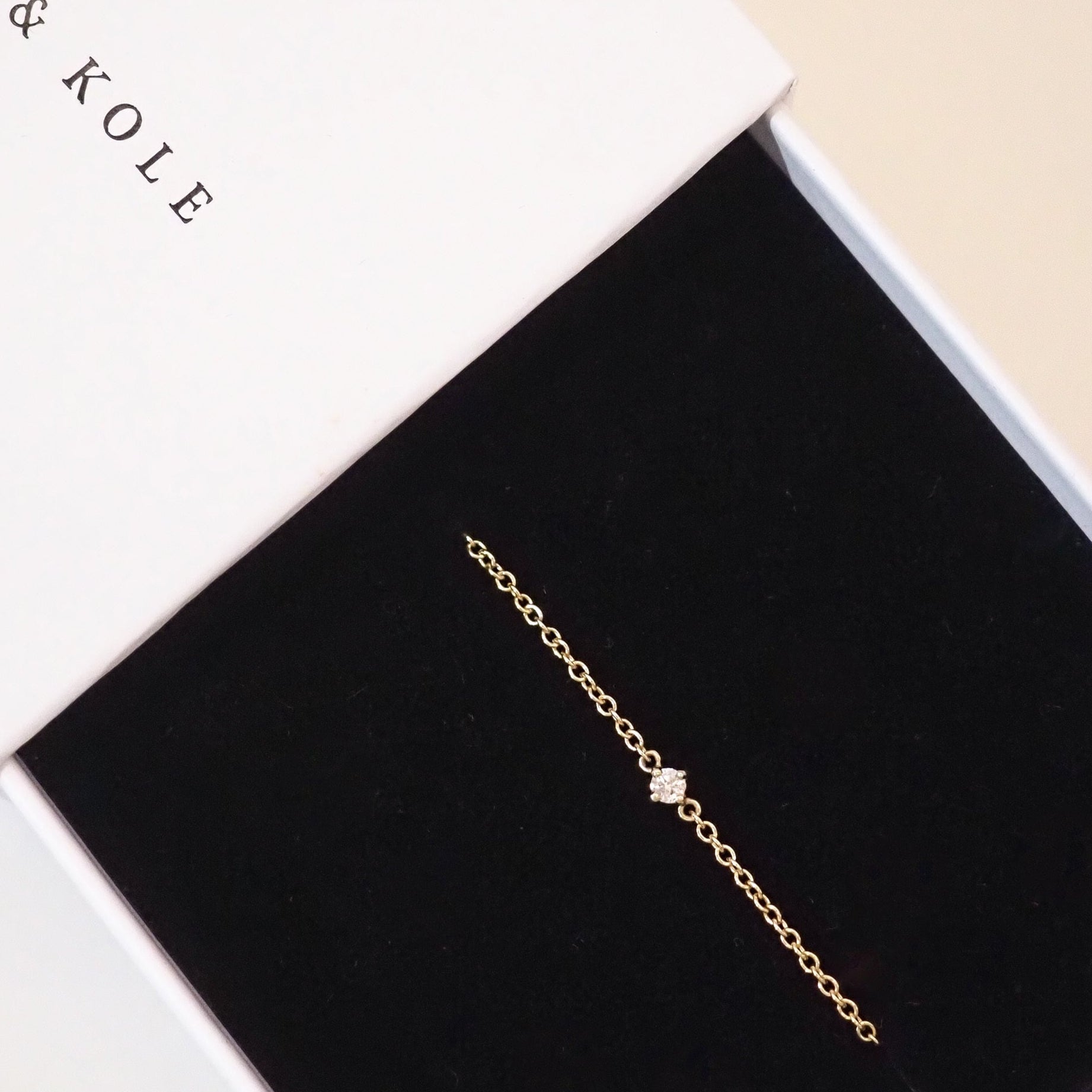 Tiny Diamond Bracelet